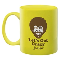 Bob Ross Lets Get Crazy Coffee Mug