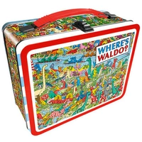 Tin Carry All Fun Lunch Box Wheres Waldo