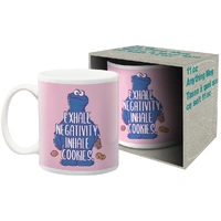 Coffee Mug Sesame Street Exhale Negativity Inhale Cookies