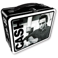 Tin Carry All Fun Lunch Box Johnny Cash