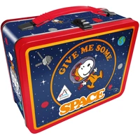 Tin Carry All Fun Lunch Box Peanuts Artemis Give me Some Space