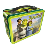 Tin Carry All Fun Lunch Box Shrek The Swamp is Always Greener