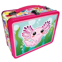 Tin Carry All Fun Lunch Box Axolotl