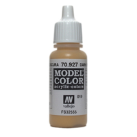 Vallejo Model Colour - Dark Flesh 17 ml Old Formulation