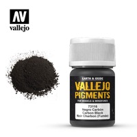 Vallejo - Pigments - Carbon Black (Smoke Black) 30 ml