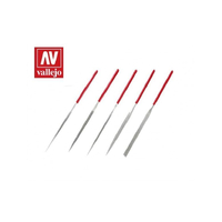 Vallejo - Hobby Tools - Set of 5 Diamond needle files