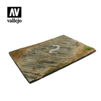 Vallejo - Scenics Bases 1/35 - 31x21 Wooden airfield surface Diorama Base