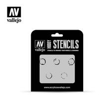 Vallejo - Stencils - AFV Markings - Drum Oil Markings