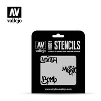 Vallejo - Stencils - Lettering & Signs - Street Art Num. 1