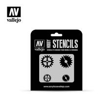 Vallejo - Stencils - Sci-Fi & Fantasy - Gear Markings