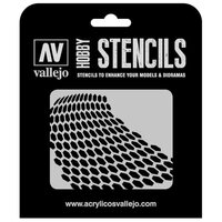 Vallejo - Stencils - Sci-Fi & Fantasy - Distorted Honeycomb