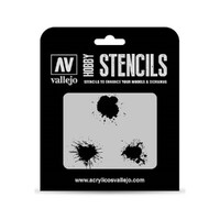 Vallejo - Stencils - Texture Effects - Paint Stains