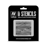 Vallejo - Stencils - Texture Effects - Wood Texture Num. 2