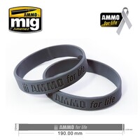 Ammo by MIG - Merchandise - Ammo For Life: Cancer Research Donation Bracelet Large