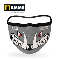 Ammo by MIG - Merchandise - Ammo Face Mask "A10 Warthog" (Hygienic Protective Mask 100% Polyester)