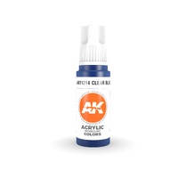 AK Interactive - 3 Gen Acrylics - Clear Blue 17ml