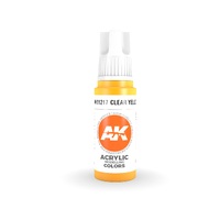 AK Interactive - 3 Gen Acrylics - Clear Yellow 17ml