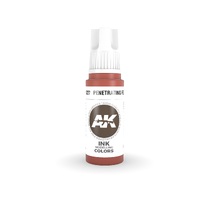 AK Interactive - 3 Gen Acrylics - Penetrating Red INK 17ml