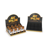 Ak Interactive - Basics  - Extra Thin Cement  Rack / Expositor