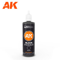 AK Interactive - 3 Gen Primers - Black Primer 100 ml