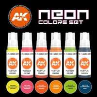 AK Interactive - 3 Gen Sets - Neon Colors