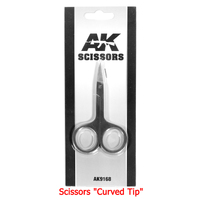 Ak Interactive - Tools  - Scissors Curved Tip (Special For Photoetched)