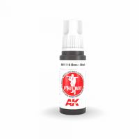 AK Interactive - 3 Gen Figures Acrylics - Brown Black  17ml