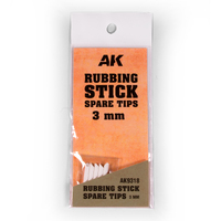 Ak Interactive - Tools  - Rubbing Stick Spare Tips 3 mm