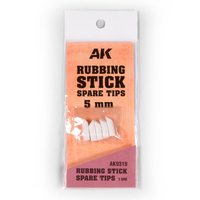 Ak Interactive - Tools  - Rubbing Stick Spare Tips 5 mm