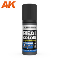 AK Interactive - Real Colours -Rubber Black 17 ml