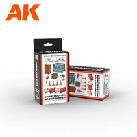 AK Interactive - Resins - Wargame Resin Scenery  - Construction Set Wargame (Resin 30-35mm)