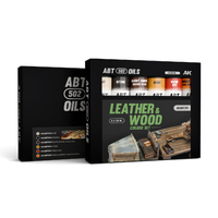 AK Interactive - Oils - Leather & Wood Colors Set