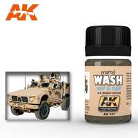 AK Interactive - Weathering Products - Oif & Oef - US Vehicles Wash 35ml