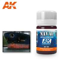 AK Interactive - Weathering Products - Brown Streaking Grime For Red Hulls 35ml