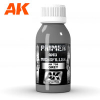 AK Interactive - Metallics - Grey Primer And Microfiller 100 ml