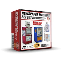 AK Interactive - Resins - Doozy - Newspaper Machine Sets 1