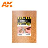 AK Interactive - Building Materials - Cork Sheets Coarse Grained 200x290x6mm