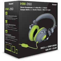 iSound HM-260 Wired Headphone - Green