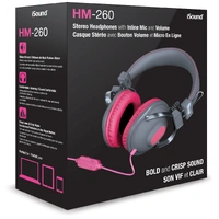 iSound HM-260 Wired Headphone - Pink