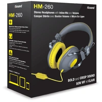 iSound HM-260 Wired Headphone - Yellow