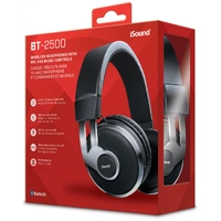 iSound Bluetooth BT-2500 Headphone - Black/Silver