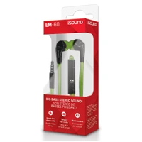 iSound Wired EM-60 Earbuds - Green