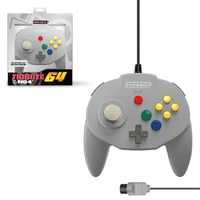 N64 Tribute 64 Retro-bit Wired Controller - Classic Grey