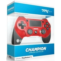 PS4 TTX Tech Champion Wireless Controller - Red