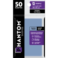 Phantom Sleeves: Purple Size (59mm x 92mm) - Gloss/Matte (50)