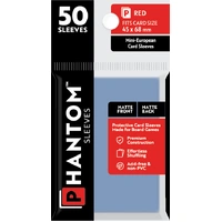 Phantom Sleeves: Red Size (45mm x 68mm) - Matte/Matte (50)