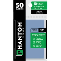 Phantom Sleeves: Green Size (56mm x 87mm) - Gloss/Matte (50)