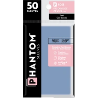 Phantom Sleeves: Rose Size (70mm x 120mm) - Gloss/Gloss (50)