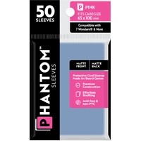 Phantom Sleeves: Pink Size (65mm x 100mm) - Matte/Matte (50)