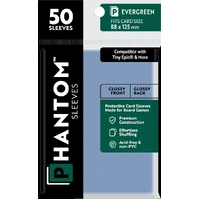 Phantom Sleeves: Evergreen Size (88mm x 125mm) - Gloss/Gloss (50)